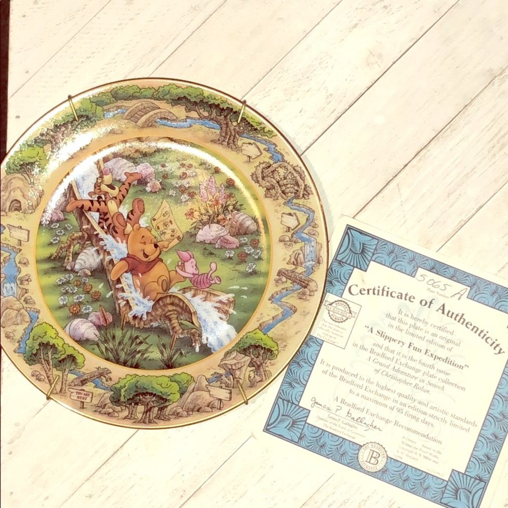 Bradford Exchange Winnie the Pooh Collection Plate